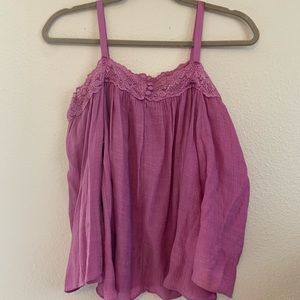 Fuschia pink Gianni Bini top